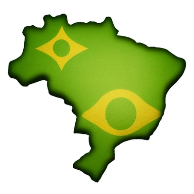 Mapa do Brasil sticker