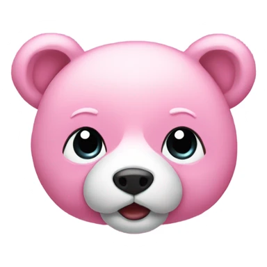 osito de peluche rosa sticker