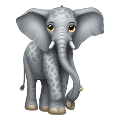 Elephant Giraffe Hybrid sticker