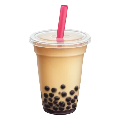 Bubble tea sticker