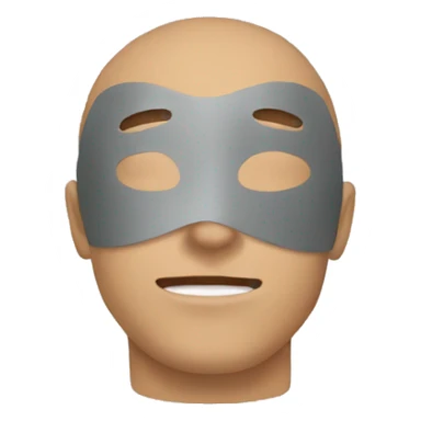 face mask relax sticker