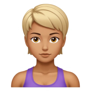 macho girl, different ones sticker