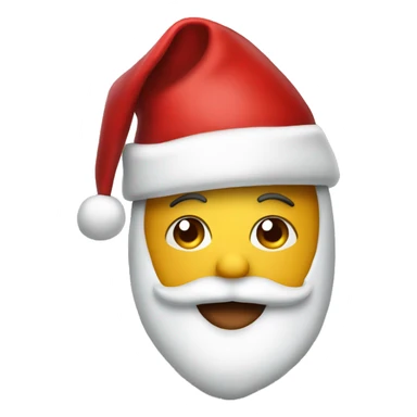 Wine With santa hat  sticker