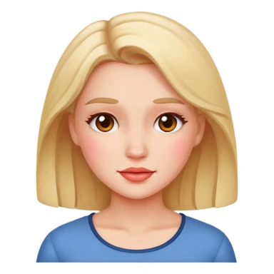 Woman blushing  sticker