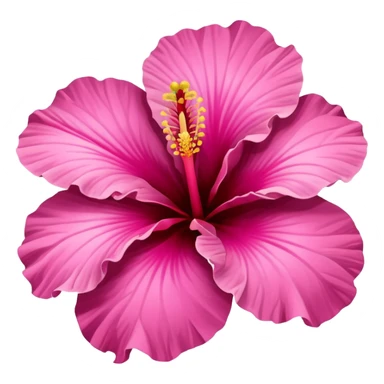 pink hibiscus sticker