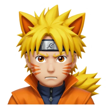 Naruto kurama 2 tails sticker