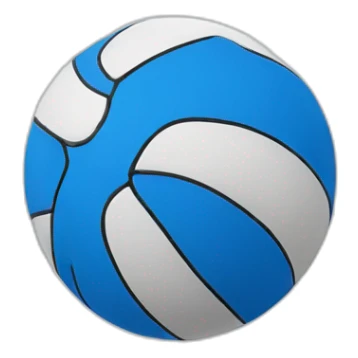 Bleu handball ball sticker