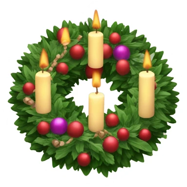 Advent wreath  sticker