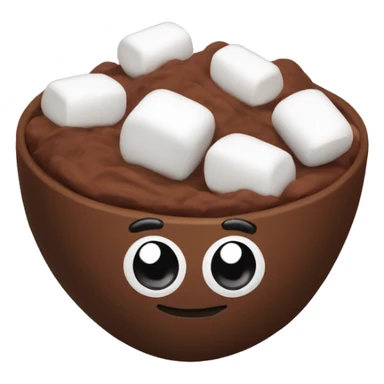 cacao with marshmallows  sticker