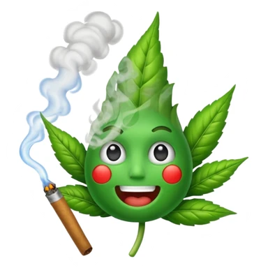 Talking weed joint  sticker