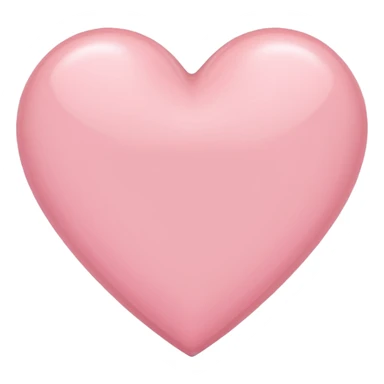 Light pink heart sticker