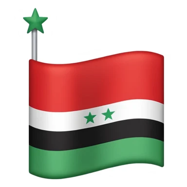 syrian flag sticker