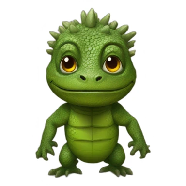 Ancient Rus against the lizard sticker