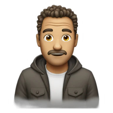 Crazy person sticker