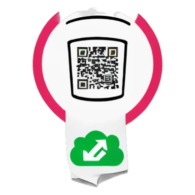 qr code sticker on wheelie bin sticker