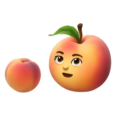 big peaches sticker