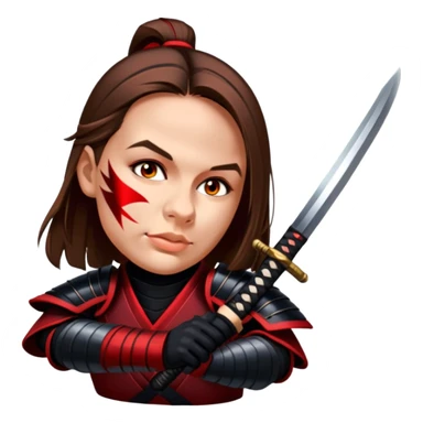 Fierce Samurai sticker