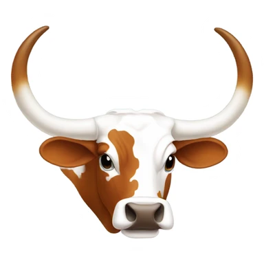 Longhorns upside down sticker
