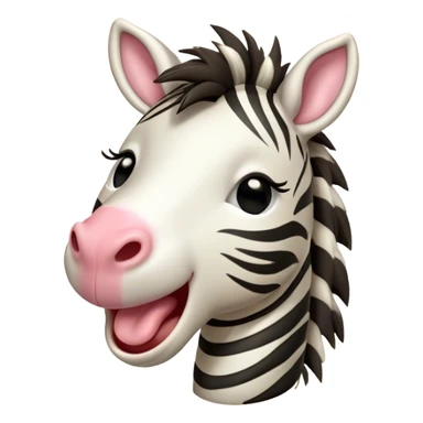 Cinematic Cute Yawning Zebra Portrait Emoji, Head tilted slightly with a dramatic, wide-open yawn, showcasing a soft, downy striped fur with gently drooping ears, a long, elegant equine snout, and round eyes barely open in drowsy contentment, Simplified yet irresistibly adorable features, highly detailed, glowing with a soft, cozy glow, high shine, relaxed yet expressive, stylized with a touch of savannah charm, bright and endearing, soft glowing outline, capturing the essence of a sleepy yet affectionate zebra that feels like it could stretch out of the screen and curl up for a nap! sticker