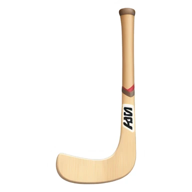 wooden hockey stick sticker