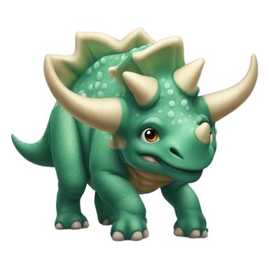 charismatic triceratops sticker