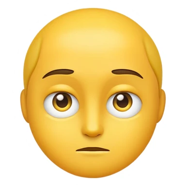 Normal emoji side eyeing sticker