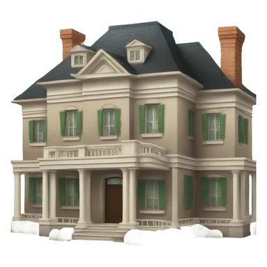 Old money mansion  sticker