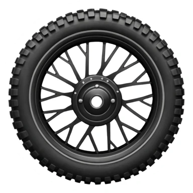 Roue arrière moto cross sticker