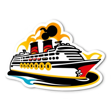 Disney cruise sticker
