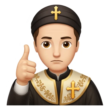 orthodox thumbs down sticker
