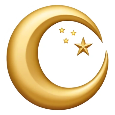 Ramadan moon  sticker