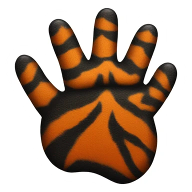 Tiger paw sticker