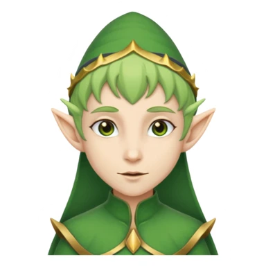 green skinned elf sticker