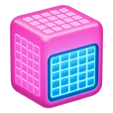 Simulation matrix pink  sticker