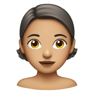 Girl with a peel of mask sticker