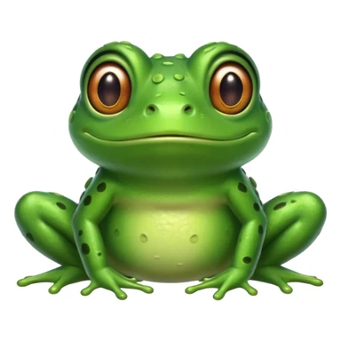 frog (without crown) from The Princess and the Frog sticker