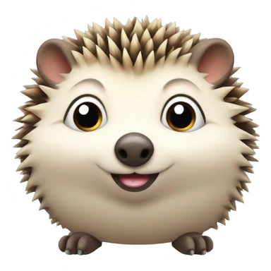 cute fat hedgehog  sticker