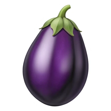 Black aubergine with veins sticker
