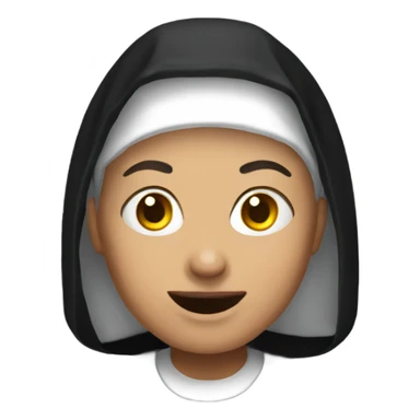  Crazy nun sticker