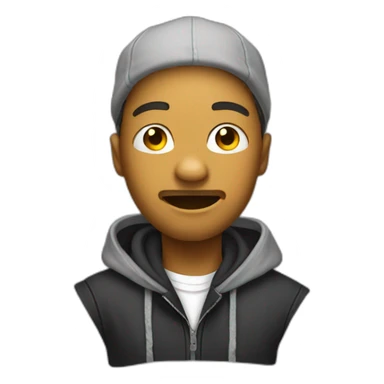 Personne qui rap sticker