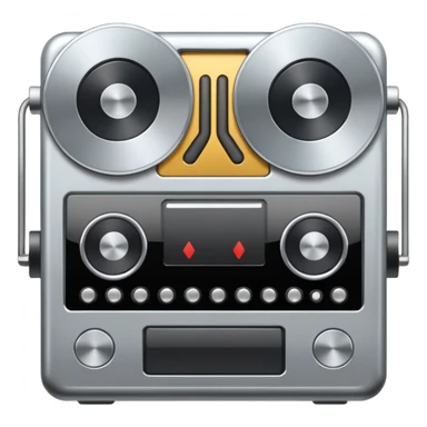 audio metallic silver chrome sticker