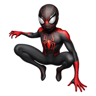 Spiderman black costume  sticker
