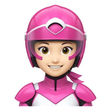Power ranger nija storm Pink power ranger emojis sticker