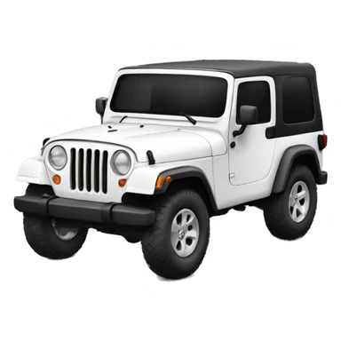 Jeep cherroky black and white sticker
