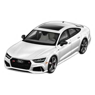 Voiture audi rs7 sticker