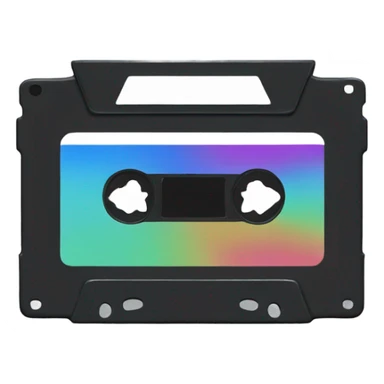 vhs cassette sticker