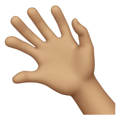 hand held out "stop" sticker