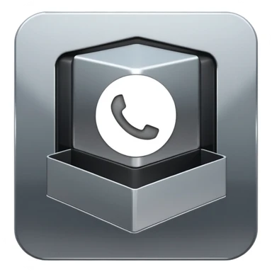 play button inside an empty box sticker