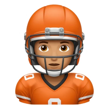 A person who plays football sticker