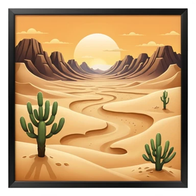 Hot Desert sticker
